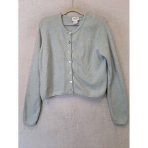 Song of Style by Aimee Song Women's Size S Light Blue Fuzzy Cardigan